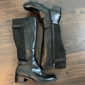 Franco Sarto Tall Black Riding Boots